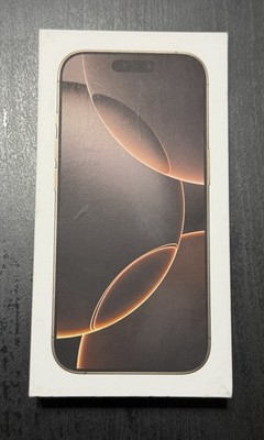 Apple iPhone 16 Pro Max Desert Titanium 128GB Replacement Original Box NO PHONE