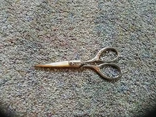 Vintage Embroidery Sewing Eversharp Scissors Ornate Handle Steel USA 5"