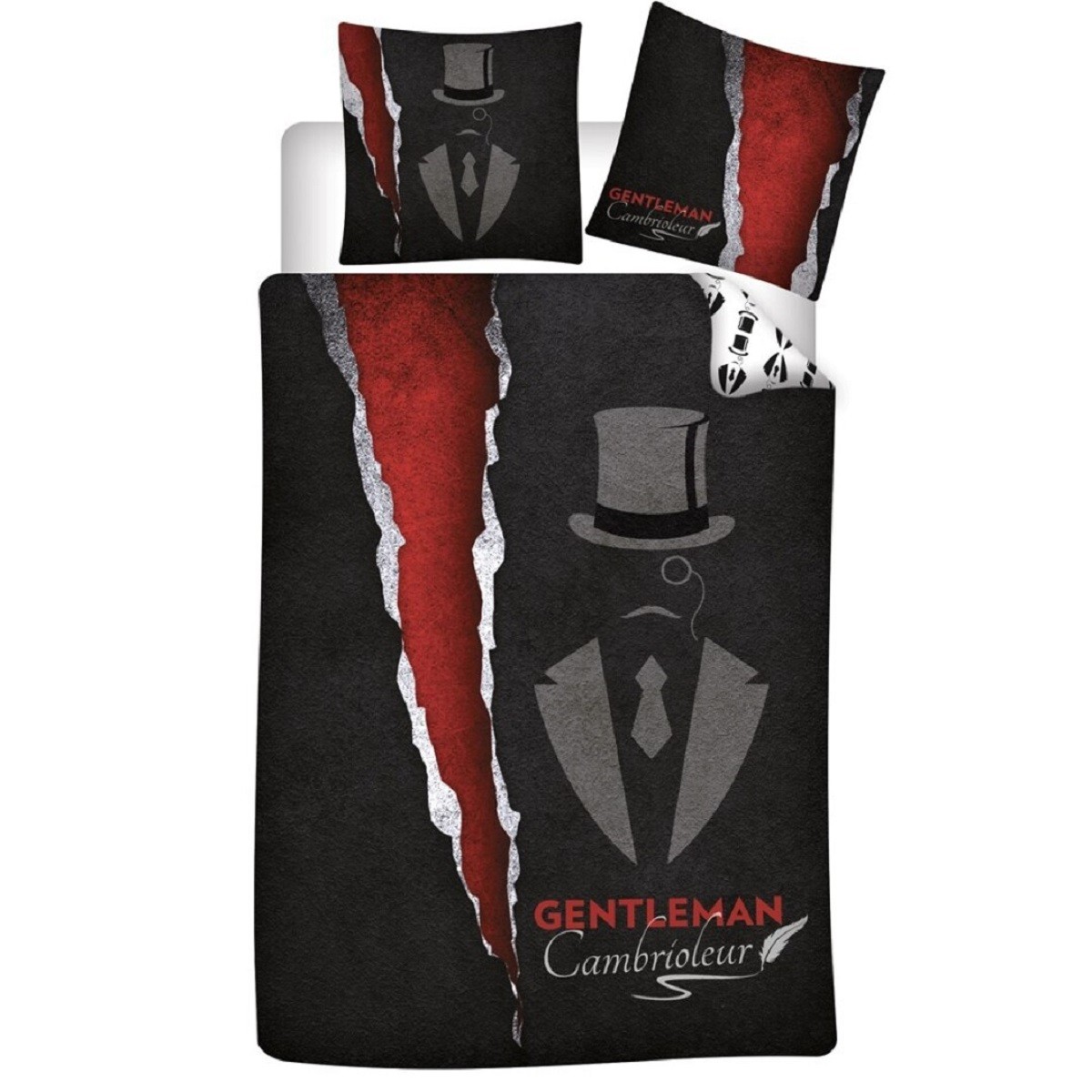 Doppelbettwäsche Set   1x Deckenbezug 240x220 cm - 2x Kissenbezüge 65x65 cm