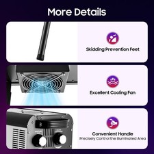 330W RGBW Stage Spotlight LED Follow Spot Light Beam DJ Disco Light  Tripod