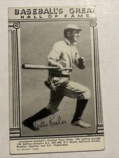 1948 Exhibits Baseball Greats Hall Of Fame Willie Keeler Arcade Card VGEX