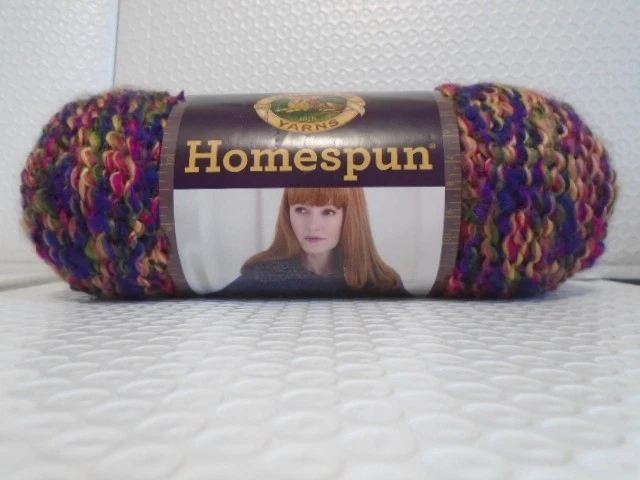 (3 Pack) Lion Brand Homespun & Homespun Stripes yarn 6 oz skeins each YOU CHOOSE - Image 2 of 4