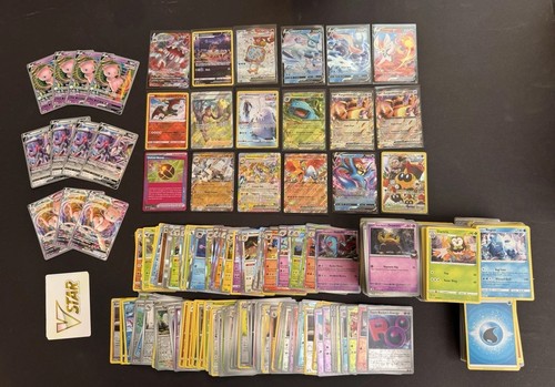 Huge Pokemon 700+ Card Lot Ultra Rare EX Holo Rares Fusion Strike - 151 - Rivals