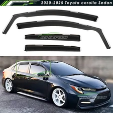 For 2020-2025 Toyota Corolla Sedan In-Channel Rain Guards Window Visors Shade