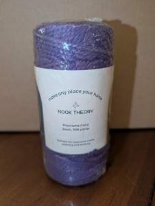Nook Theory 3mm Macrame Cord 109 Yards - 3mm  Macrame Rope 