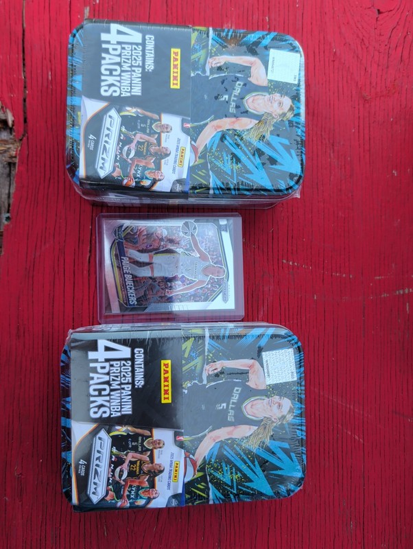 Lot Of 2 2025 Panini Prizm WNBA Paige Bueckers Rookie Tins Plus Prizm Rookie # 5