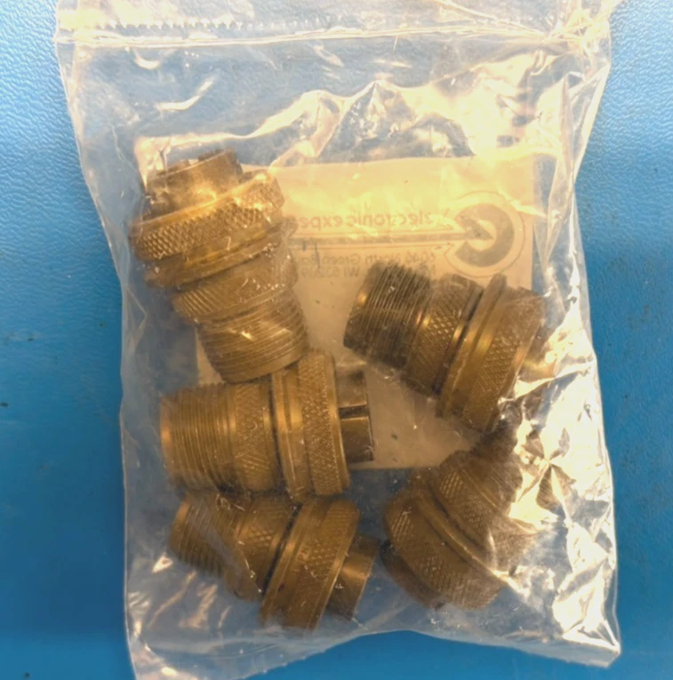 (5-Pack) Amphenol MS3106A14S-2P Circular Connector Plug SIZE 14S, 4 POS, 1 PORT - Image 2 of 4