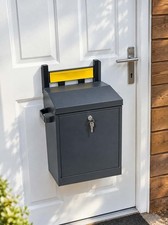 Portable Parcel Box - Door Mounted Parcel Box - Patent Pending Invention