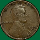 1933-D Lincoln Wheat Cent Very Fine VF Coin #34974