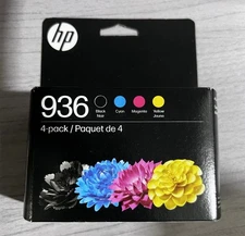 HP 936 CMYK Original Ink Cartridge 4-Pack, ~1,250 pages, 6C3Z5LN
