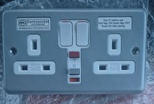 MK Sentry Double Socket Passive RCD Metal Clad 13A