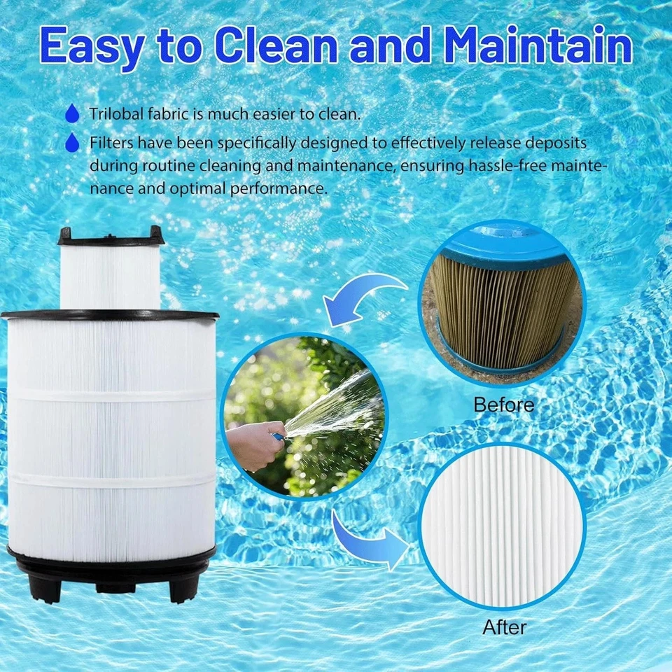 Hanxer HX300-New Pool Filter Cartridge Set  Sta-Rite System 3 S7M120 | 300 Sq.Ft - Image 3 of 4