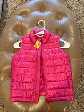 Girls Primary lightweight fuschia puffy vest size 6-7