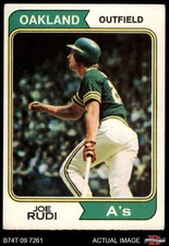 1974 Topps #264 Joe Rudi Athletics 4 - VG/EX