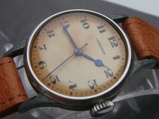 Longines RAF c1940 pilots/navigators vintage watch serviced ex patina cal 12.68n