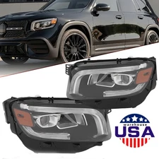 LED Headlight Front Right Left Headlamp w/o AFS For 2020-2022 Mercedes Benz GLB