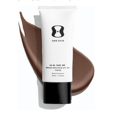 One Skin OS-01 Face Mineral Sunscreen SPF 30 PA Broad Spectrum Tinted DEEP