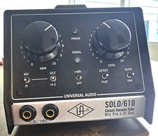 Universal Audio SOLO610 Classic Vacuum Tube Mic Pre DI Box