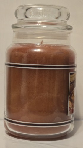 Yankee Candle-MOM'S APPLE PIE - Discontinued. BLACK BAND. Housewarmer. RARE. New - Picture 4 of 7