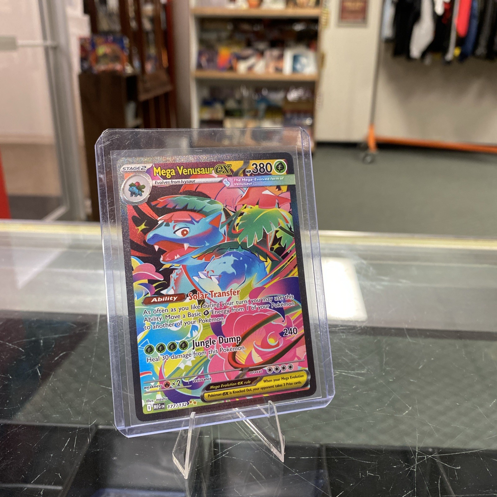 Pokemon-Mega Venusaur ex 177/132 Mega Evolution PSA 10 Contender!!