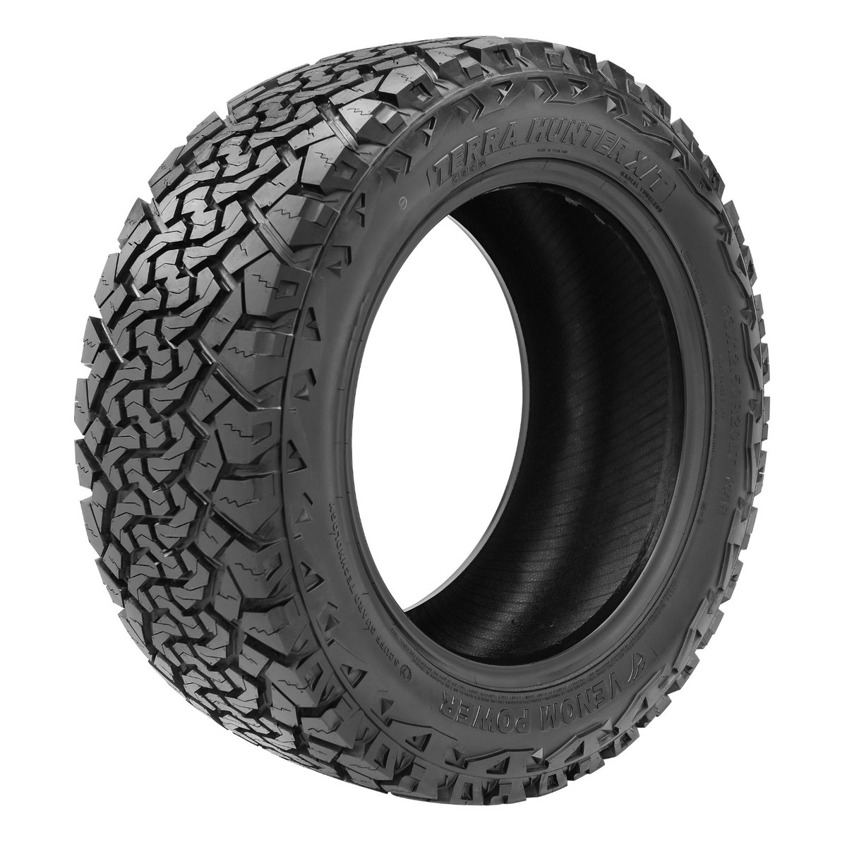 4 NEW 33X12.50R22 E Venom Terra Hunter X/T 33 12.50 22 R22 Mud