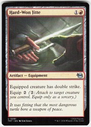Hard-Won Jitte 0091 Teenage Mutant Ninja Turtles Magic: The Gathering