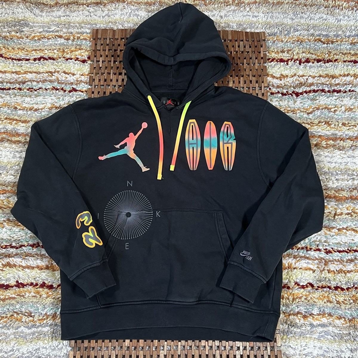 multicolor jordan hoodie