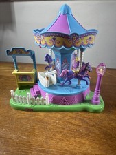 FISHER PRICE 2005 SWEET STREETS VILLAGE DOLLHOUSE LIGHTS MUSIC CAROUSEL Works