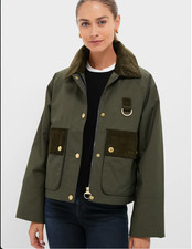 Chaqueta informal Barbour Crop Phoebe precio de venta sugerido por el fabricante $395 British CHIC