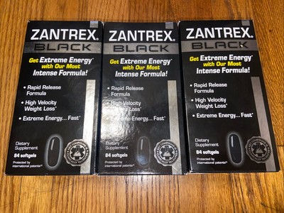 Basic Research Zantrex Black Softgels, 252 Count, 3 Packs