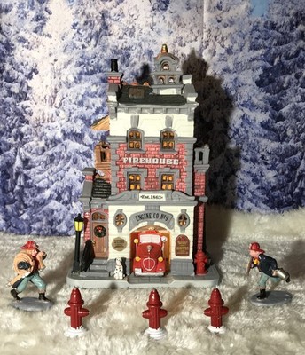 Lemax Engine Company No. 9, Lemax Figuren von 2005, Weihnachtsdorf, Retired
