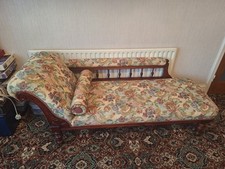 Chaise Lounge Set Antique Victorian
