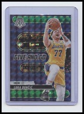 2024-25 Panini Mosaic #4 Luka Doncic Give and Go Mosaic Green