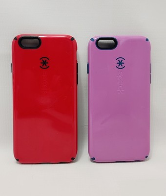A Lot Of x2 Speck CandyShell Case For iPhone 6/6S Purple Red