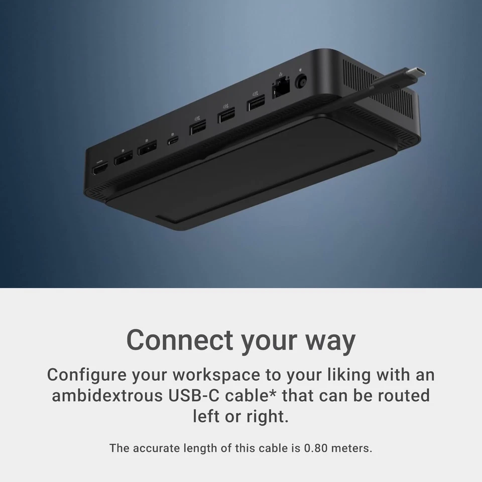 Dell Pro Dock WD25 USB‑C Universal Docking Station Dual 4K Gigabit Ethernet NEW - Image 4 of 4