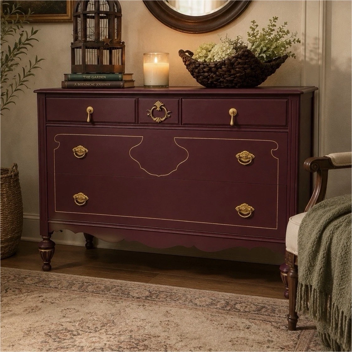 Wooden Gold Dresser Dressers & Chests of Drawers for sale | eBay