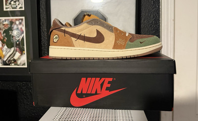 Jordan Air Jordan 1 Retro OG x Zion Williamson Voodoo Low Top Brown Sneakers