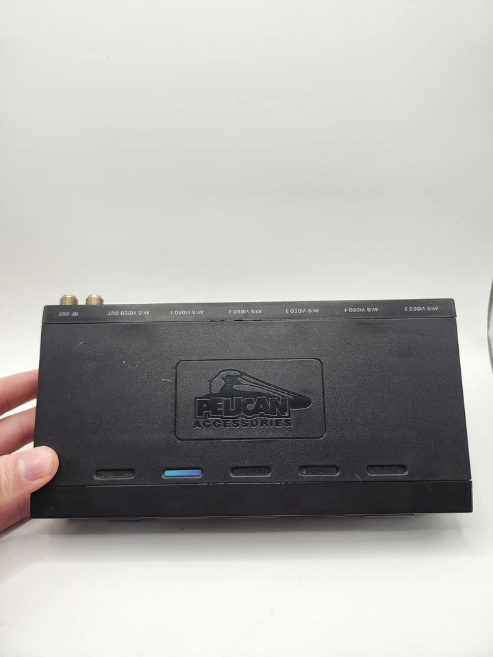 Pelican Accessories UNIVERSAL 5WAY AV SVideo Game SWITCH BOX Only Untested As Is - Image 4 of 4
