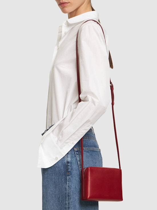 【The Row】Regent レザークロスボディ Barn Red ミニバッグ The Row - Regent nappa leather crossbody bag - Barn Red | eBay