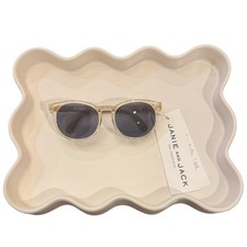 Janie And Jack Classic Gold Clear Frame Sunglasses 2-4Y