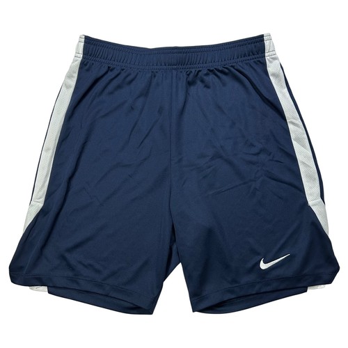 Pantaloncini sportivi Nike Dri-FIT bambino taglia media blu navy righe bianche