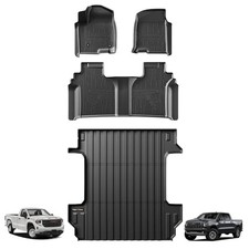 Truck Mat Compatible with 2019-2026 Chevy Silverado/GMC Sierra 1500 5.8FT