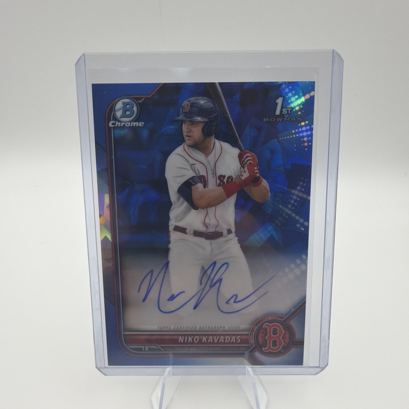 2022 1st Bowman Chrome Sapphire Edition Niko Kavadas #BSPA-NK Auto 1st