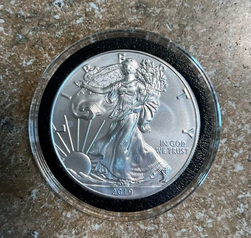 2019  Silver American Eagle  Brilliant Uncirculated in Capsule!