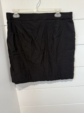 Rafaella Comfort Skort Womens Size L Black Stretch Pull On Skirt Shorts