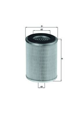 Air Filter Fits Ford Nissan Maverick Terrano Urvan MAHLE LX 830