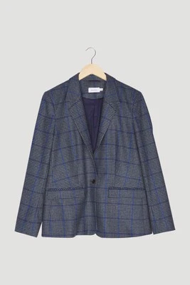 Hess Natur Blazer  Schurwolle Gr. 40 Blau Damen - Bild 1 von 4