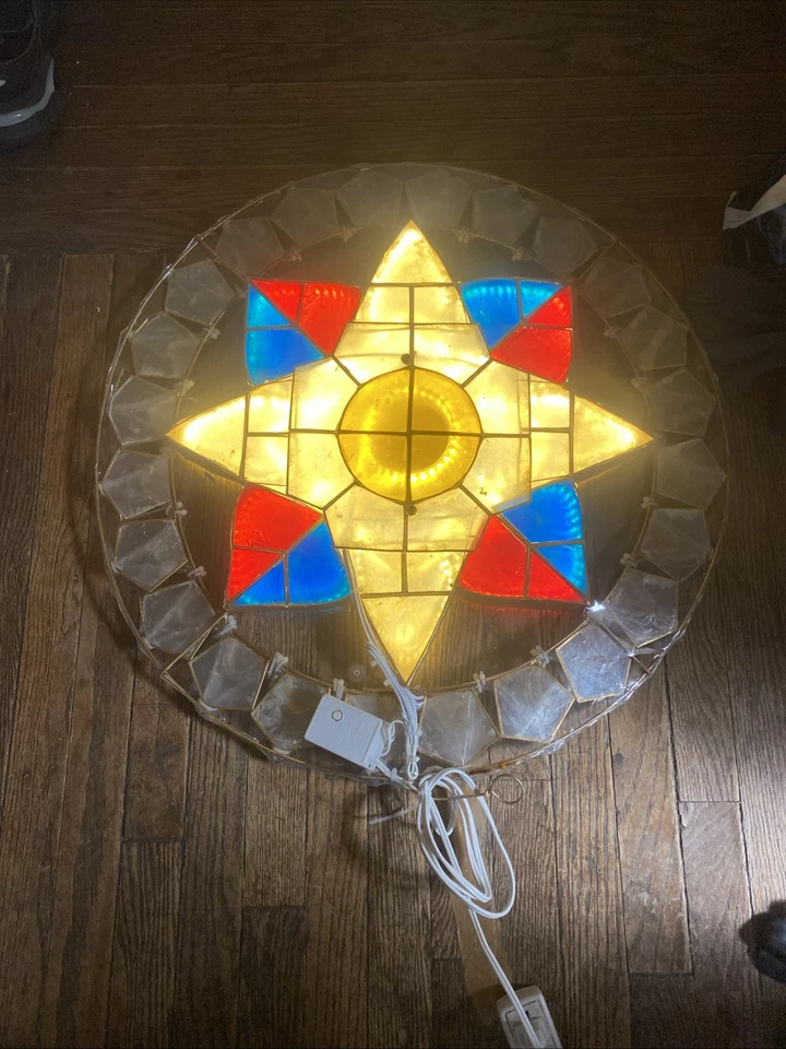 Christmas Capiz Parol LED Lantern Filipino 2024 FE03 size 24” US Seller 🇺🇸 - Image 4 of 4