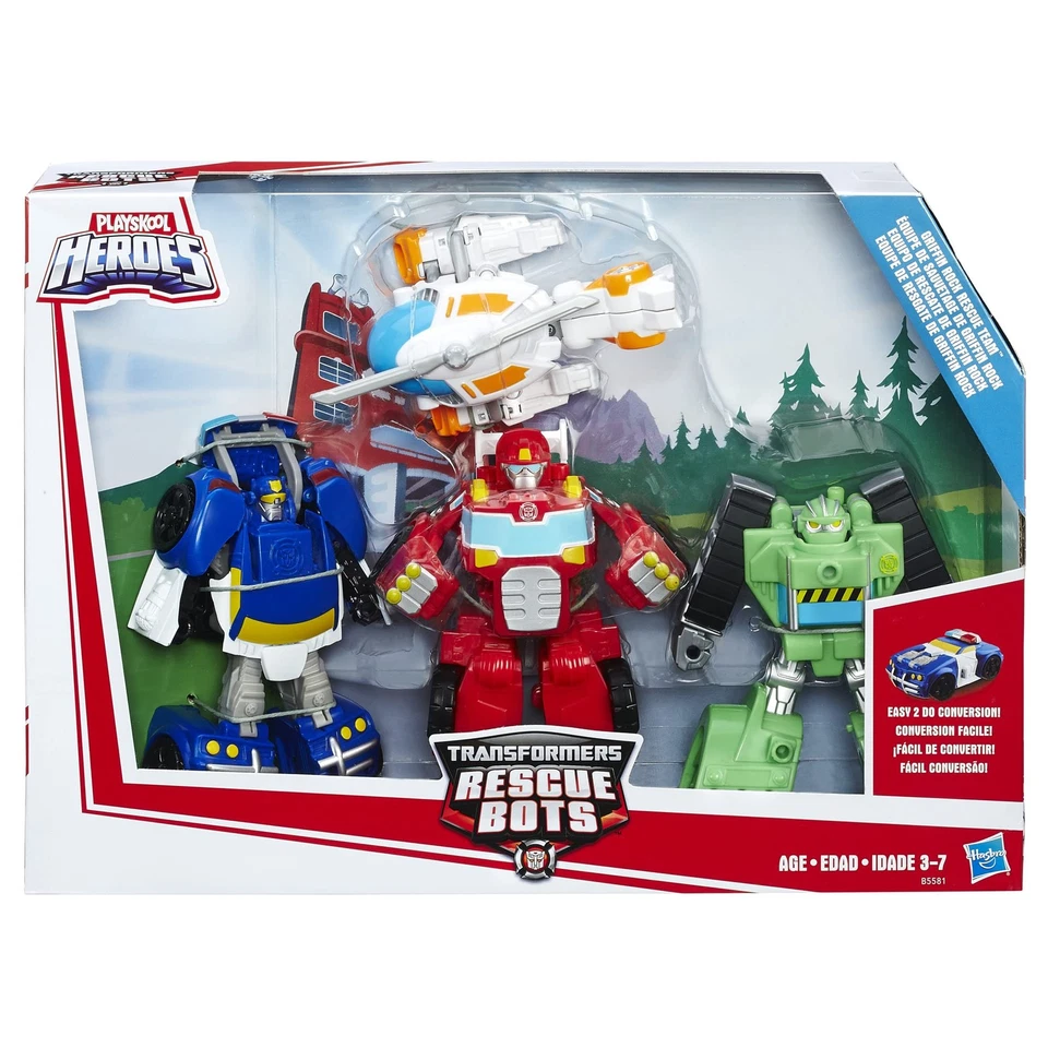 Rescue Bots Griffin Rock Team Action Figures (Amazon Exclusive) - Image 3 of 4