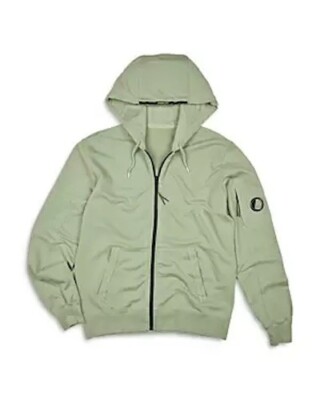 パーカー・フーディ C.P. Company Sweatshirt with zip, hood and lens C.p. Company L97907 Mens Green Light Fleece Garment Hooded
